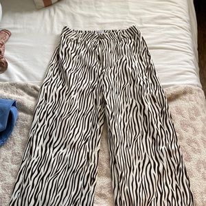Beginning boutique zebra pants